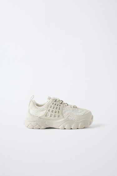 Zara WHITE SNEAKERS - White