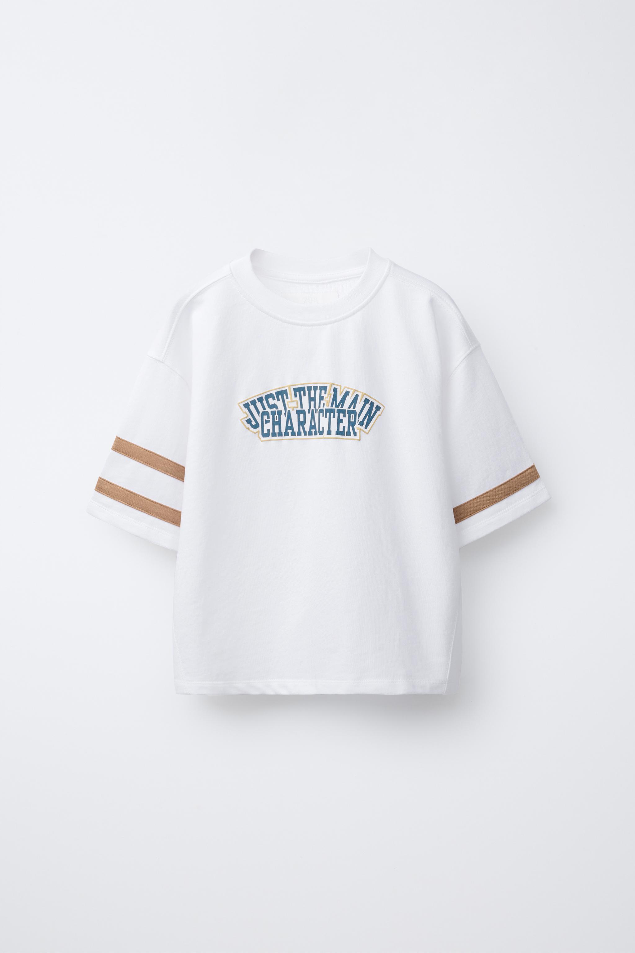★ドイツ発*ZARA*新作*TEXT プリント長袖Tシャツ/ECRU★ テキストプリント Tシャツ - エクリュ | ZARA Japan / 日本