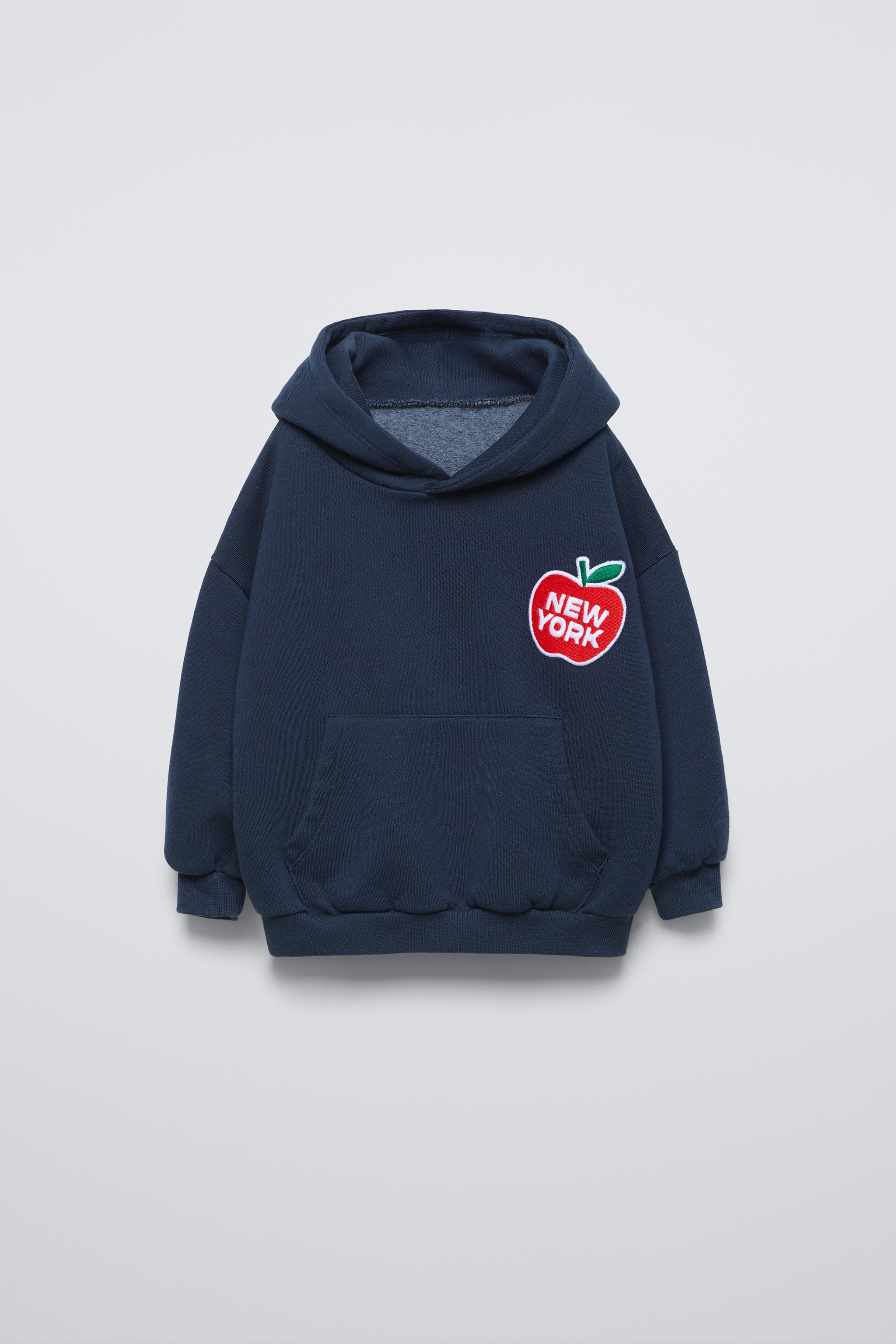 APPLE EMBROIDERED SWEATSHIRT