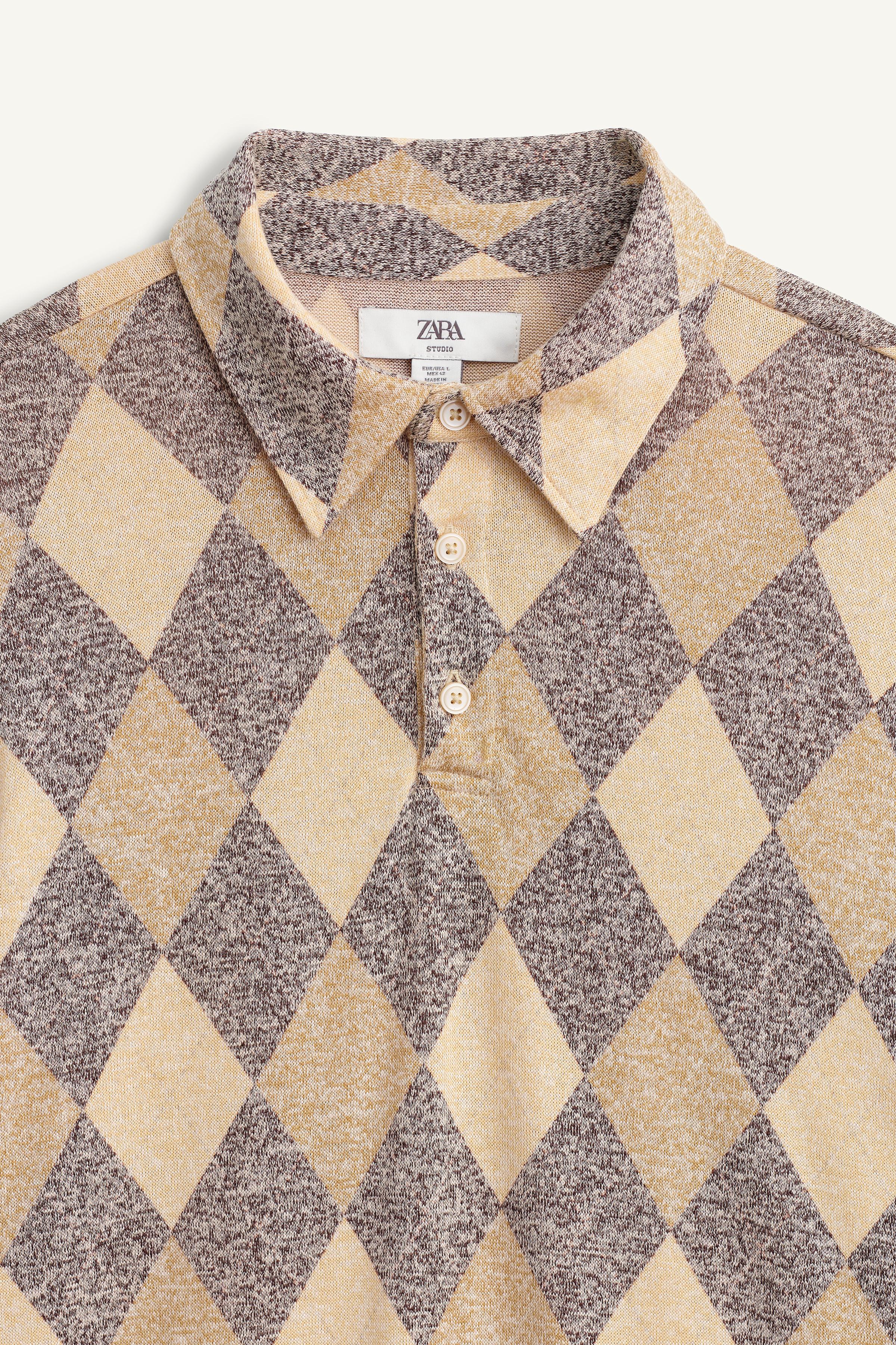 DIAMOND PATTERN LIMITED EDITION POLO SHIRT