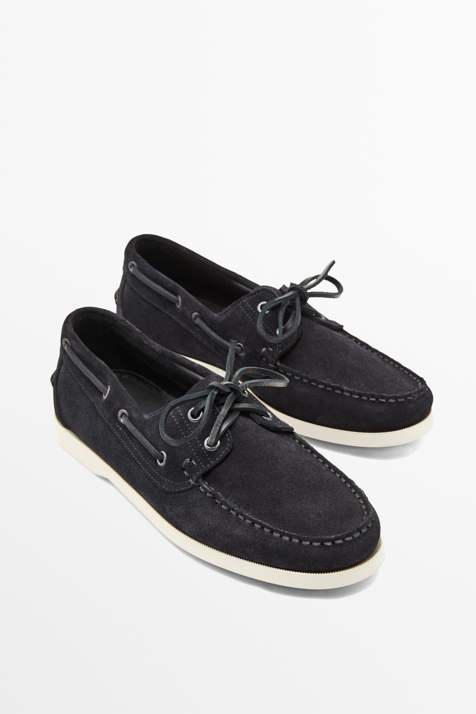 Chaussure bateau cuir
