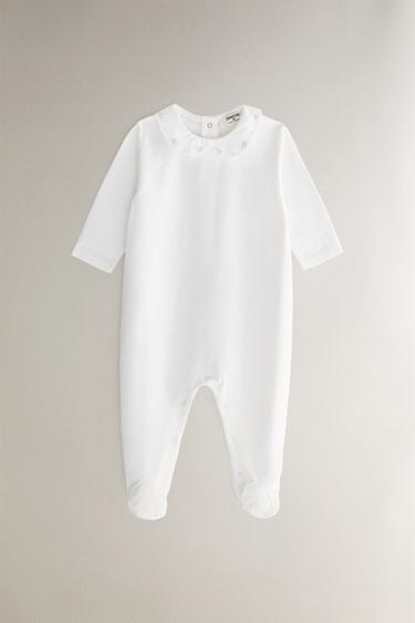 TUTINA BAMBINI RICAMO FIORI - Bianco sporco di Zara - Immagine 0