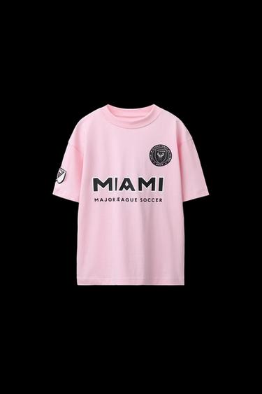 Zara MIAMI CITY MLS © T-SHIRT - Pink - Image 0