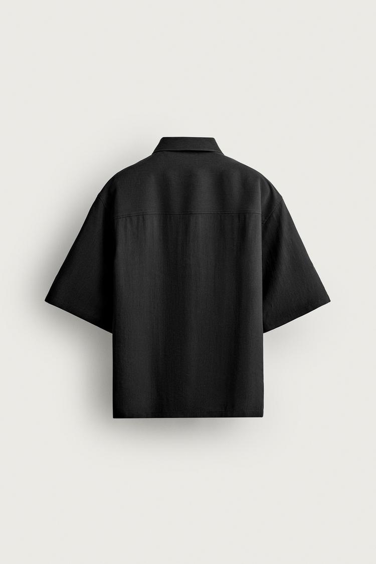Camisa fluida de corte relajado 8
