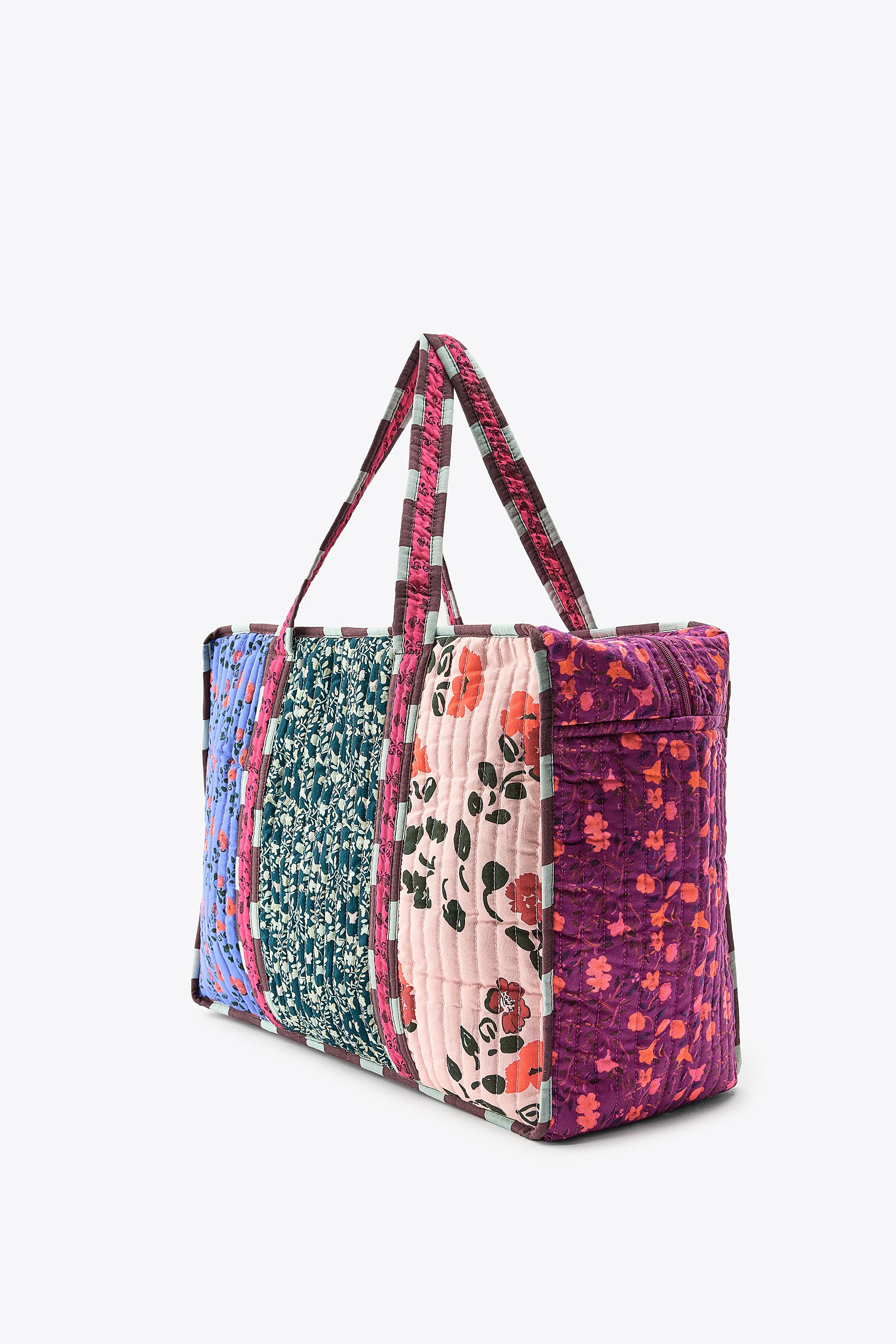 PRINTED QUILTED BAG - Multicoloured | ZARA Australia
