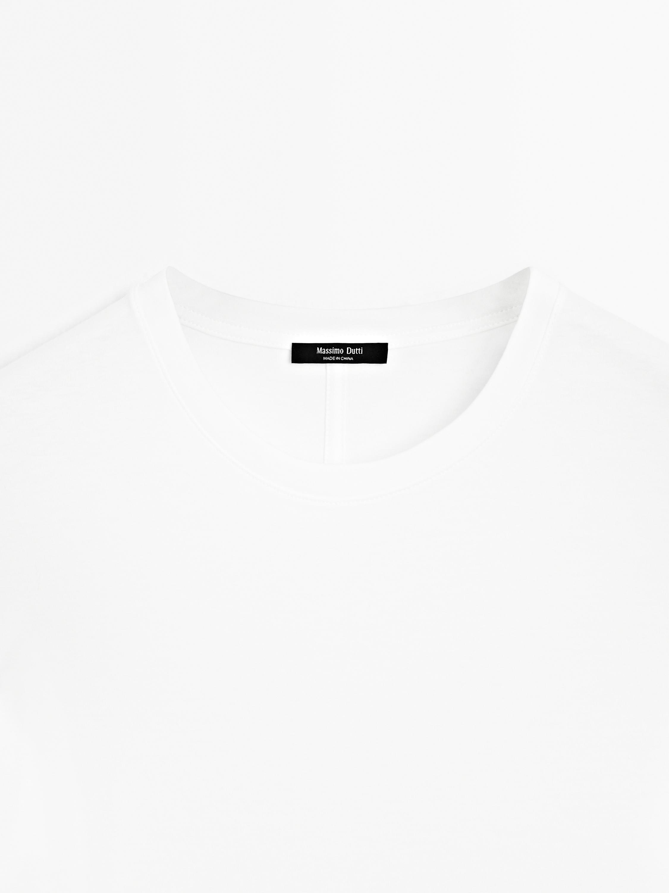 T-shirt à manches longues 100 % coton