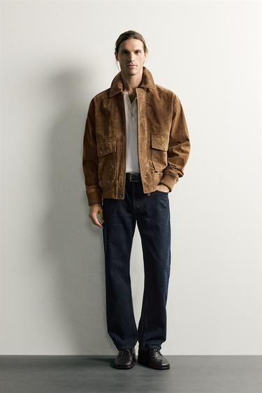 JEANS STRAIGHT FIT - Marino oscuro de Zara - Imagen 0