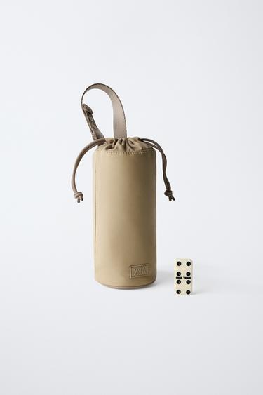 BOTTLE HOLDER BAG - Camel Brown by Zara - Image 5