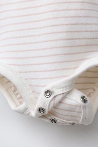 LOT BODY ET LEGGING PIÈCE OURS ET RAYURES - Vison de Zara - Image 3