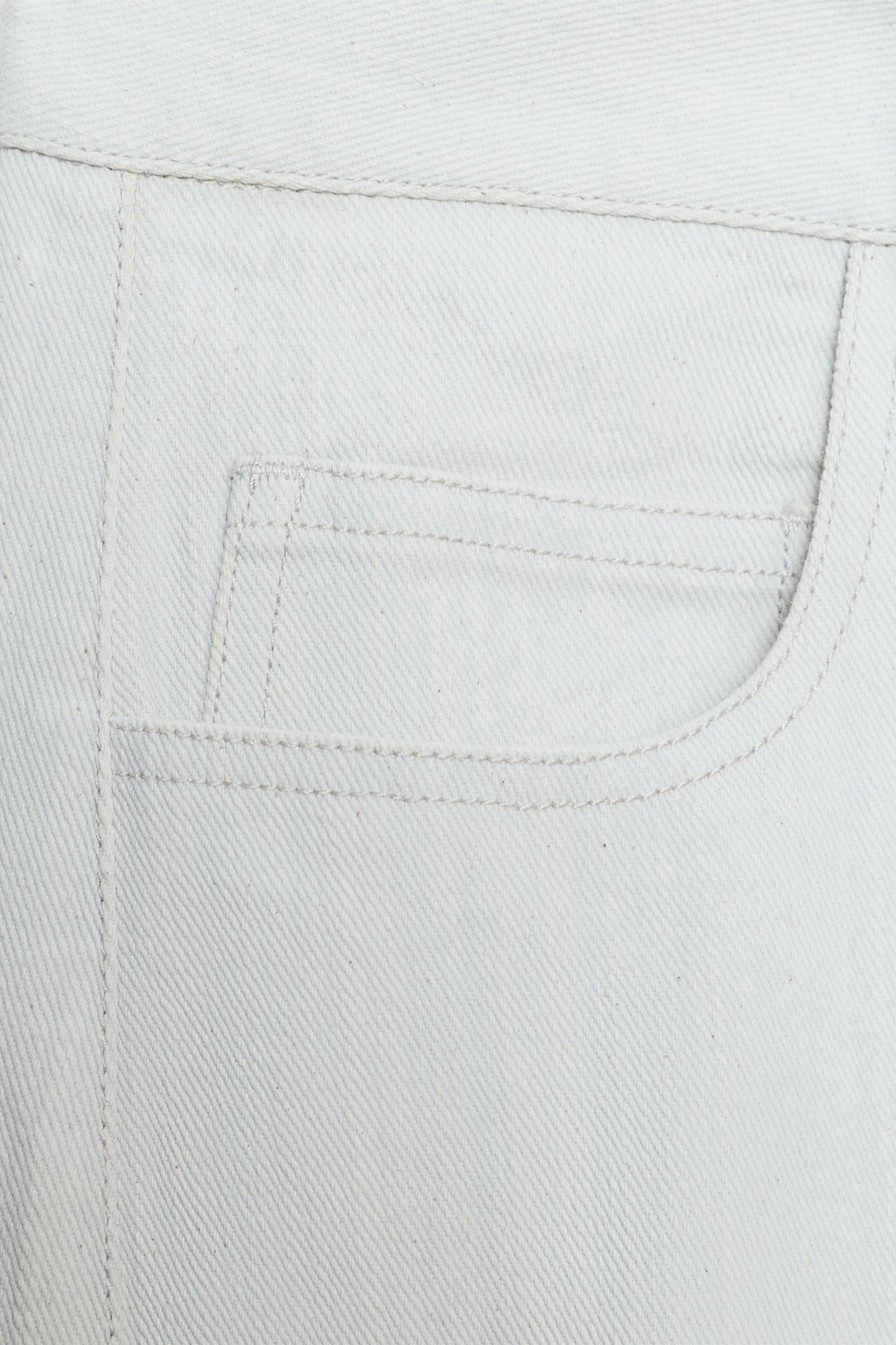 Женские брюки Zara ZW Collection Balloon, цвет: Светлый синий — фото 9