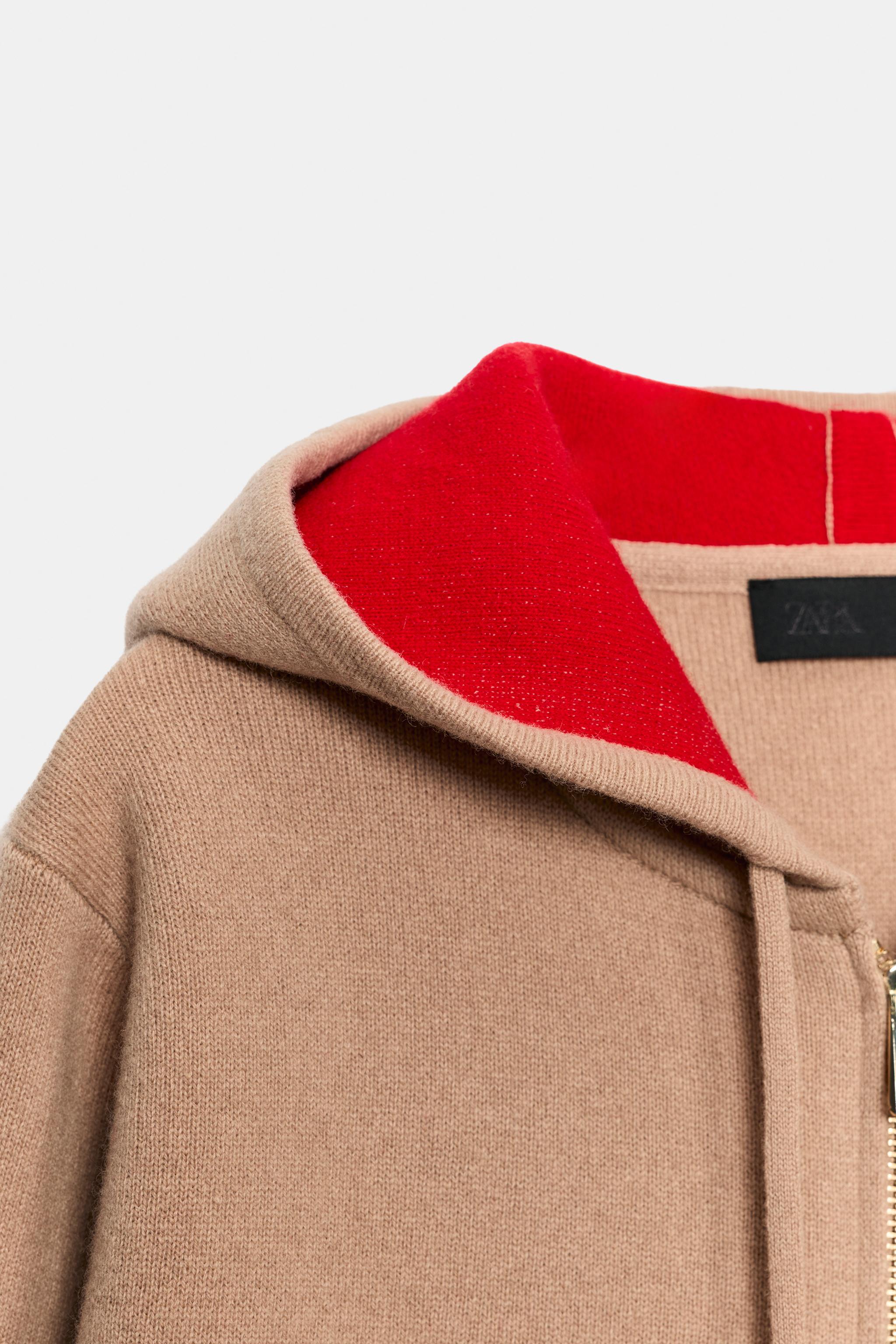 95% WOOL HOODIE JACKET