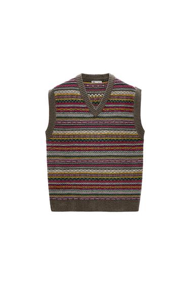 CHALECO PUNTO JACQUARD