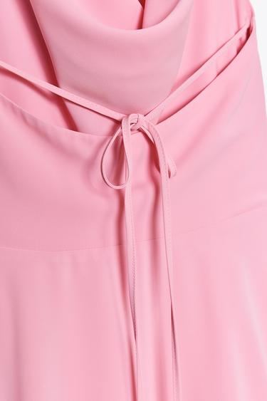 OPEN BACK MINI DRESS - Pink by Zara - Image 6