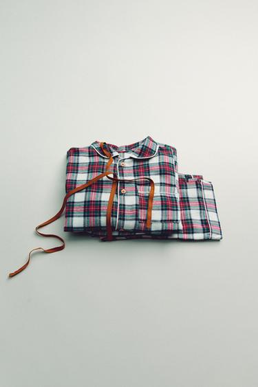 2-14 JAHRE/ KARO-FLANELLPYJAMA -  von Zara