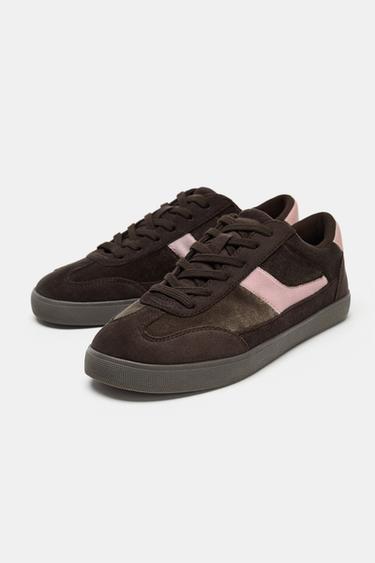 TENNIS EN CONTRASTE - Marron de Zara - Image 3