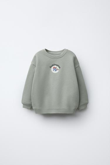 PADDINGTON™ PRINTED SWEATSHIRT - Mid-green by Zara - Image 1
