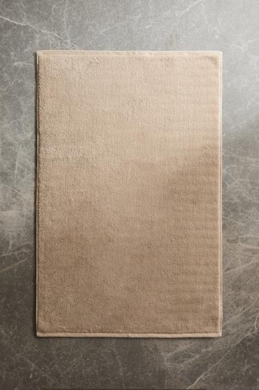 RICE STITCH COTTON BATH MAT - Beige by Zara - Image 6