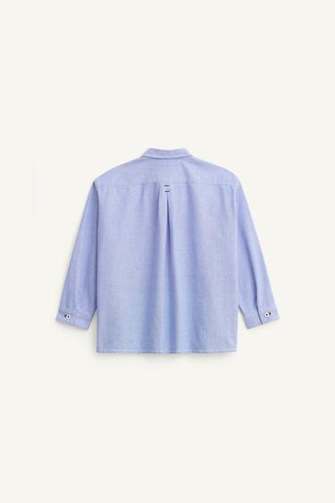 CHEMISE OXFORD RENARD BRODÉ ÉDITION LIMITÉE - Bleu clair de Zara - Image 6