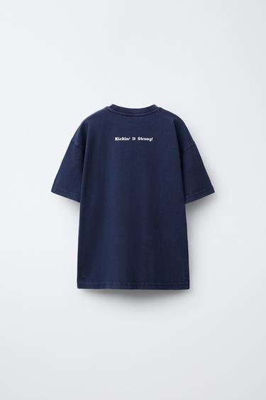NUMBER PRINT T-SHIRT - Navy blue by Zara - Image 1