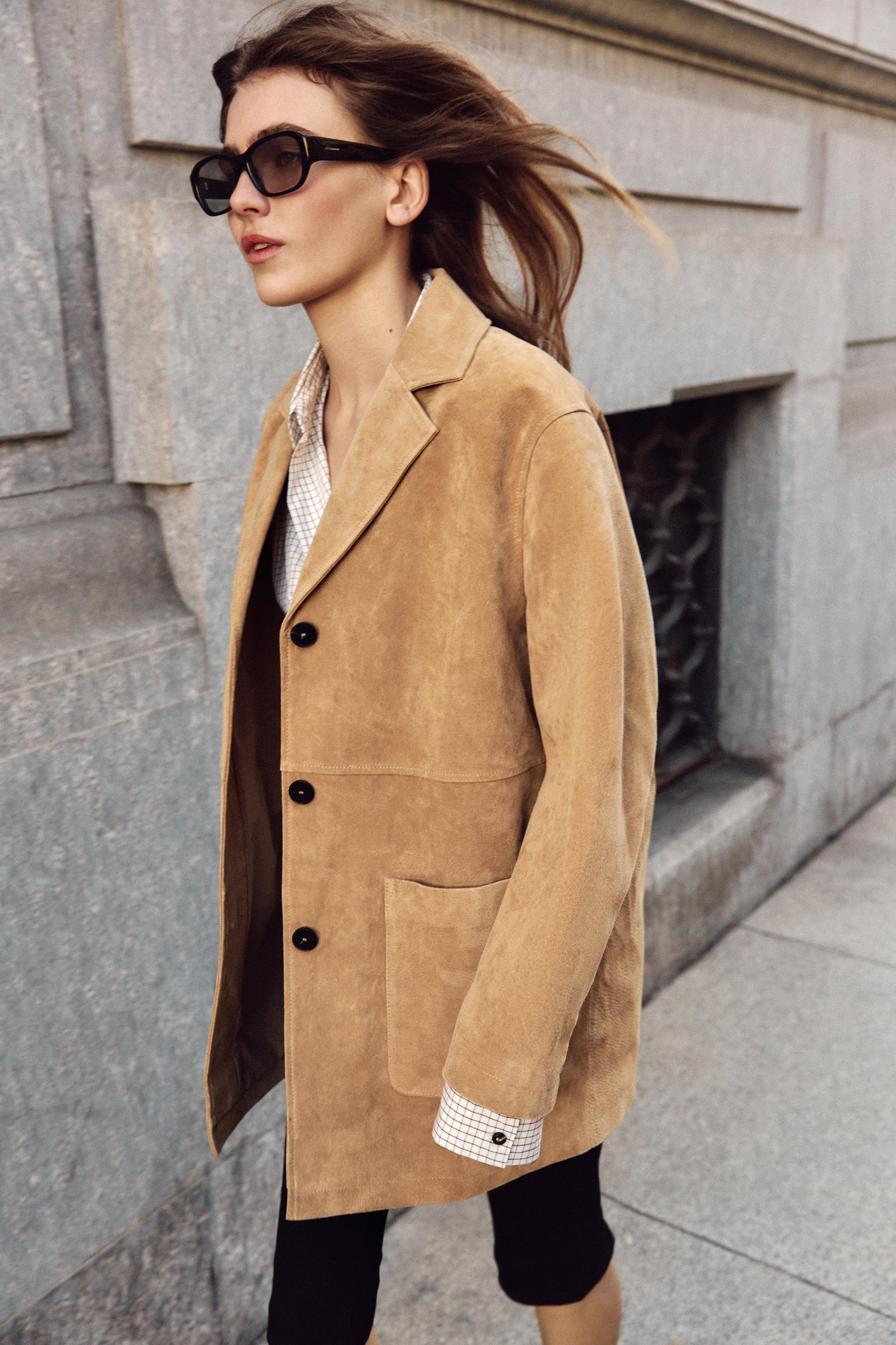 100% SUEDE LEATHER JACKET