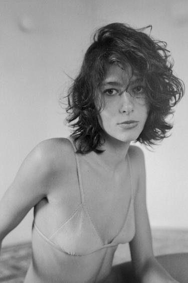 LACE TRIM MESH TRIANGULAR BRA - Grey by Zara - Image 2