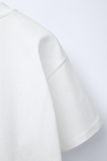 T-SHIRT À IMPRIMÉ AIGLE - Blanc cassé de Zara - Image 3