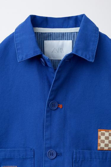 OVERSHIRT WITH PATCHES - Bluish by Zara - Image 2