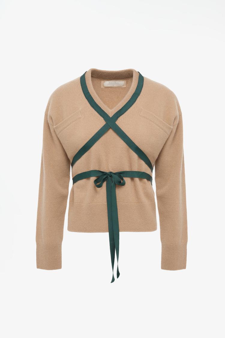 LIMITED EDITION 100% CASHMERE SWEATER — Beige