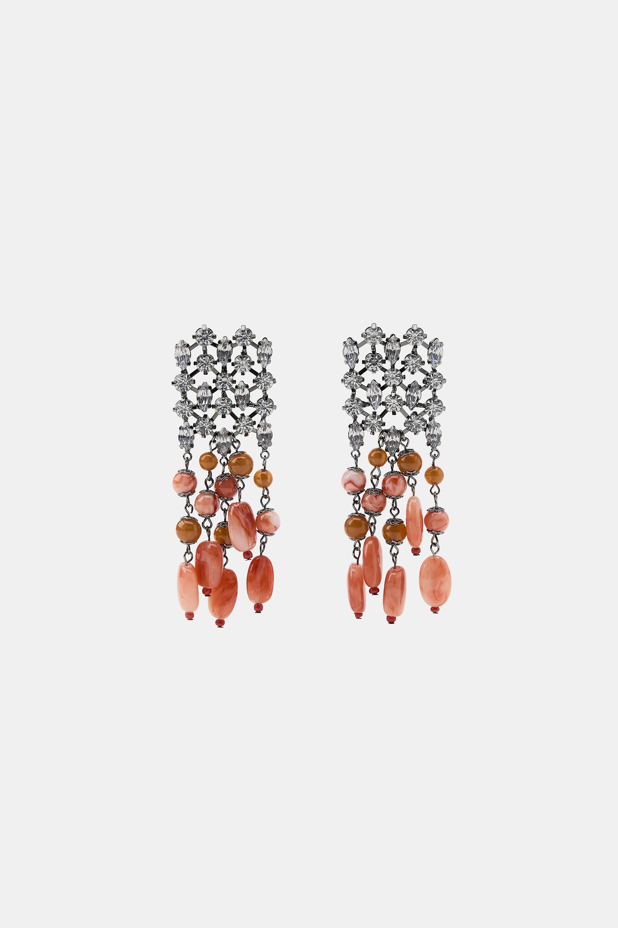 WATERFALL JEWEL STONE EARRINGS