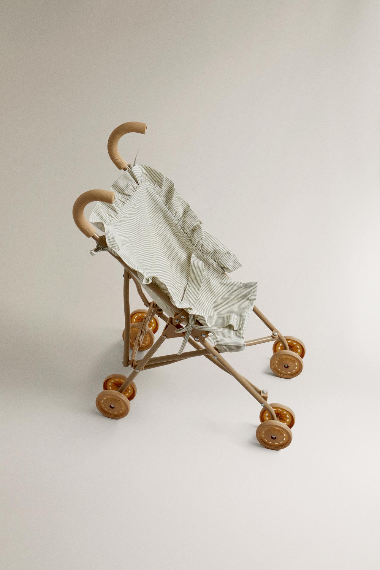 KIDS' DOLL CART — Cream