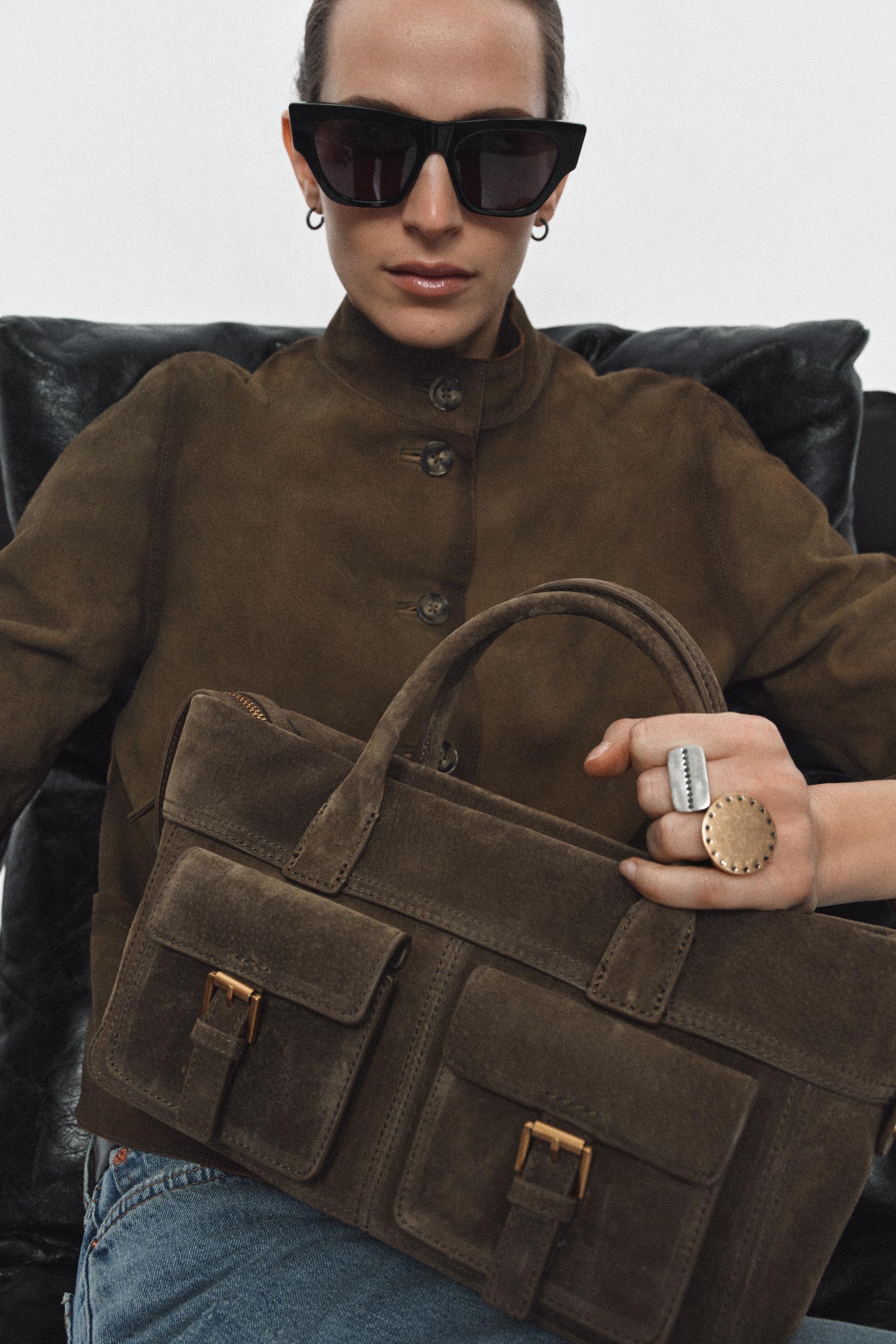 LEATHER POCKET BAG