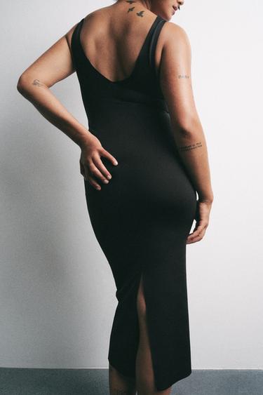 DRESS WITH MATCHING LACE - Black by Zara - Image 2