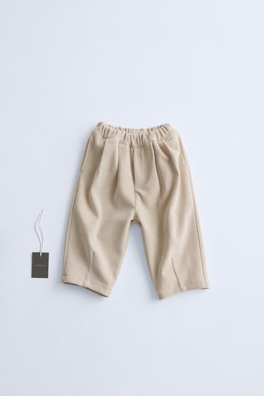 TIMELESZ - CALÇA COM PREGAS - Cru da Zara
