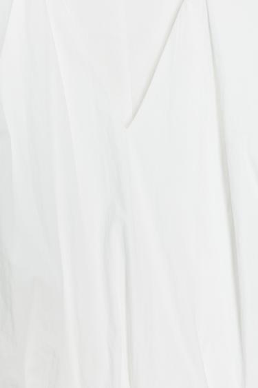 TOP BOUFFANT EN POPELINE ZW COLLECTION - Blanc de Zara - Image 8
