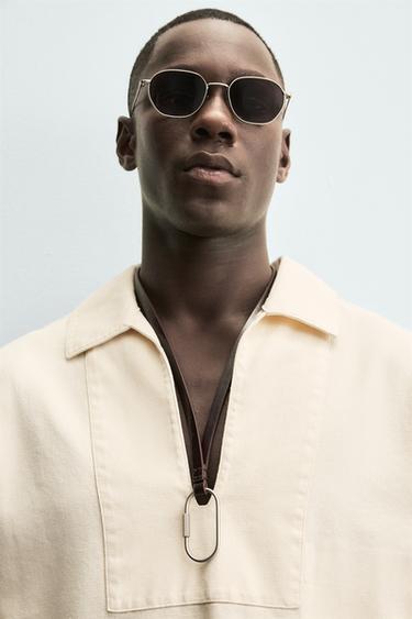 WASHED TEXTURED OVERSHIRT - Ecru by Zara - Image 4