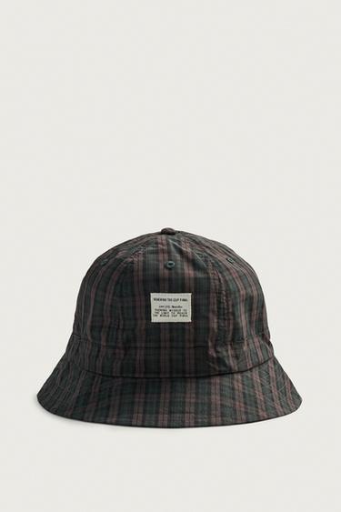 Zara PLAID BUCKET HAT - various