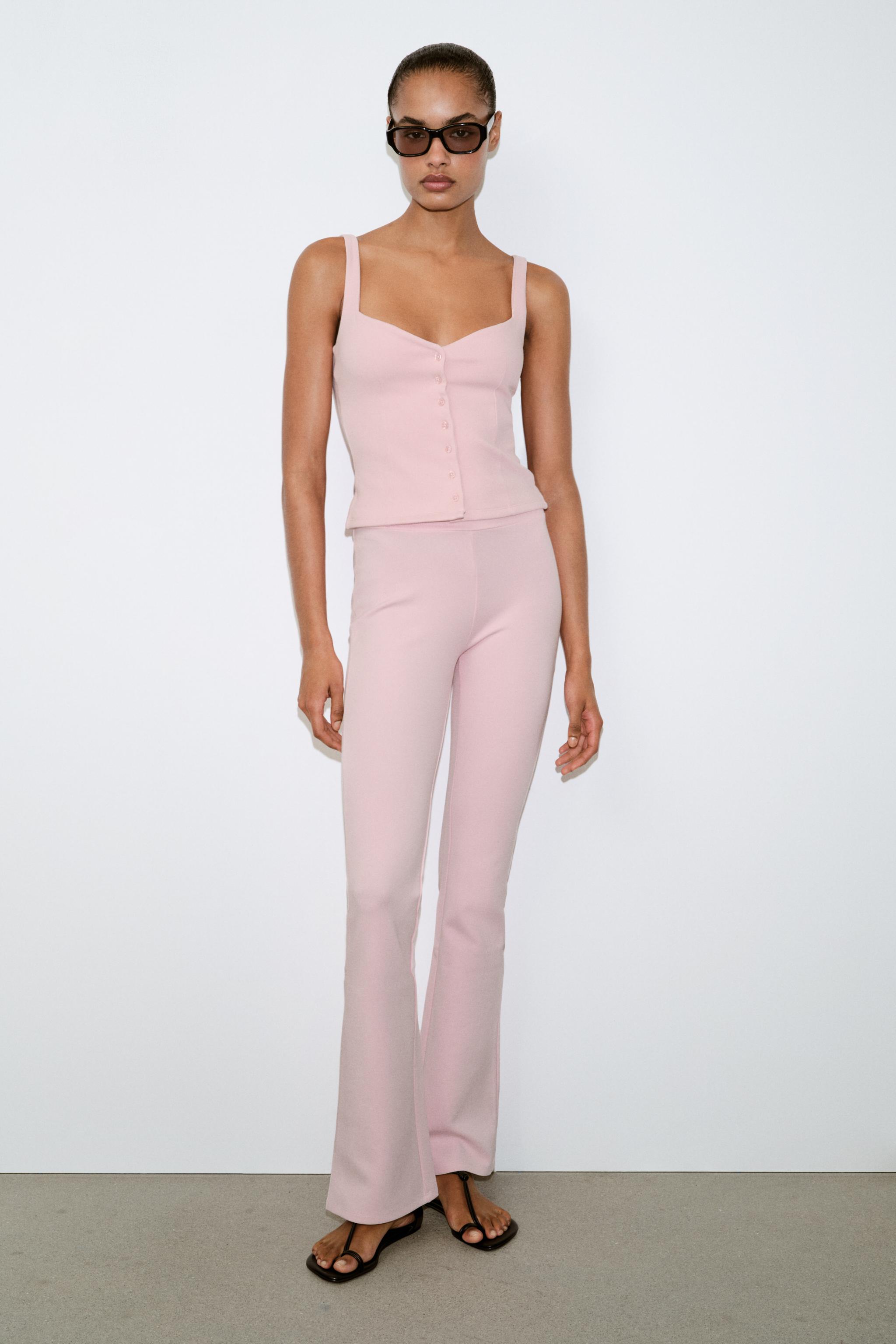 INTERLOCK FLARE PANTS