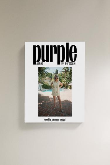 REVISTA PURPLE 44 - Branco / Verde da Zara