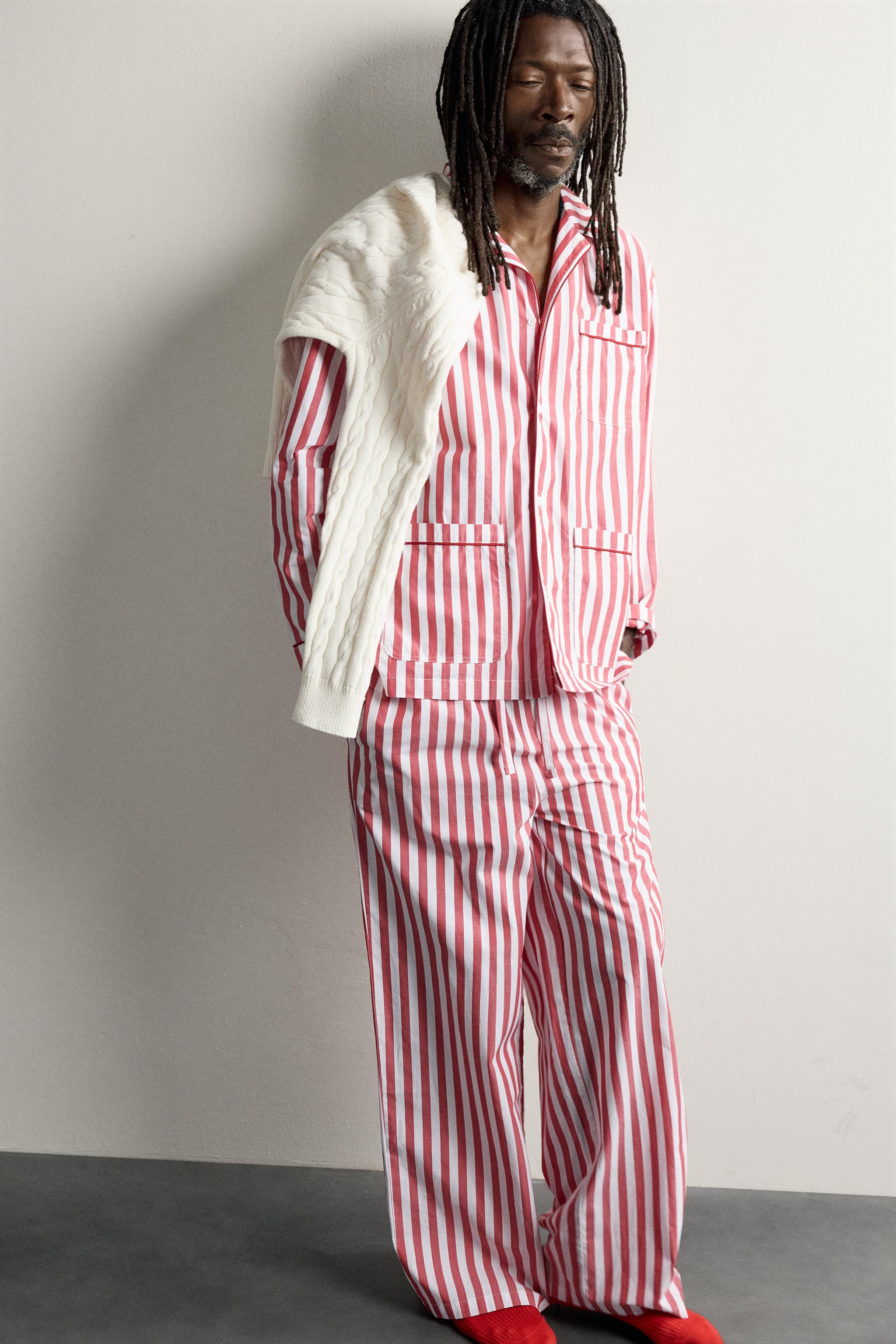 AARON LEVINE X ZARA JACQUARD PAJAMA SET