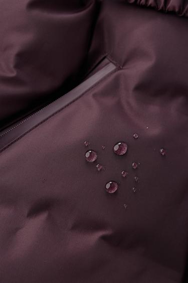 DOUDOUNE EN PLUME ET DUVET WATER RESISTANT ET COUPE-VENT SYSTÈME RECCO® COLLECTION SKI - Marron de Zara - Image 11