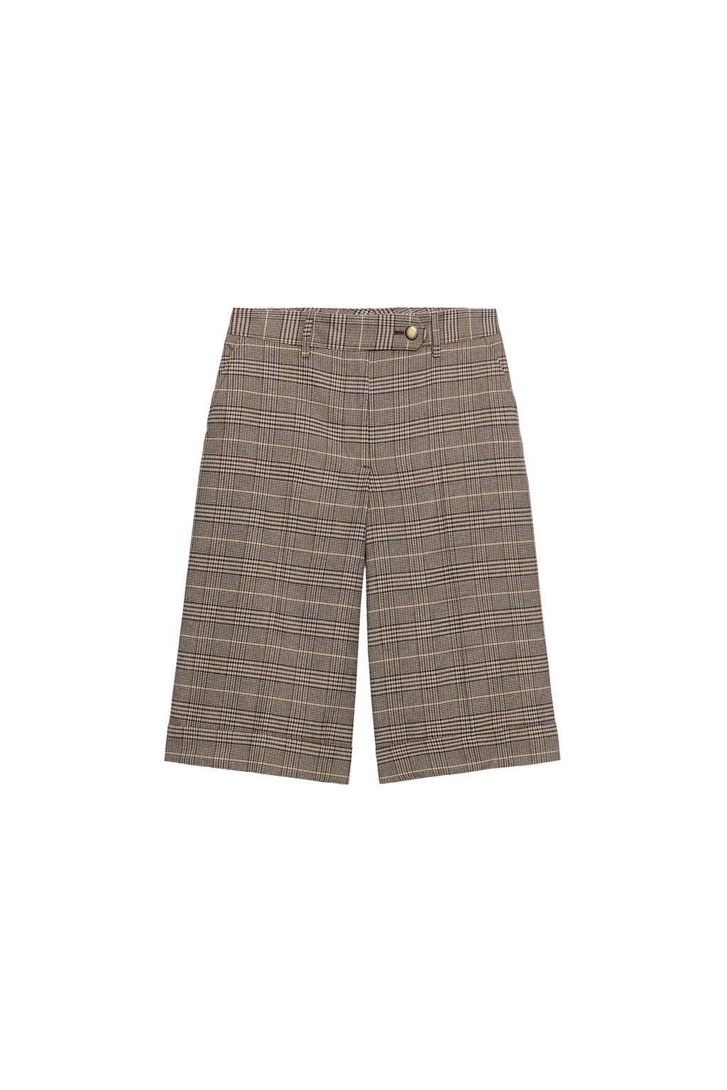 CHECK BERMUDA SHORTS