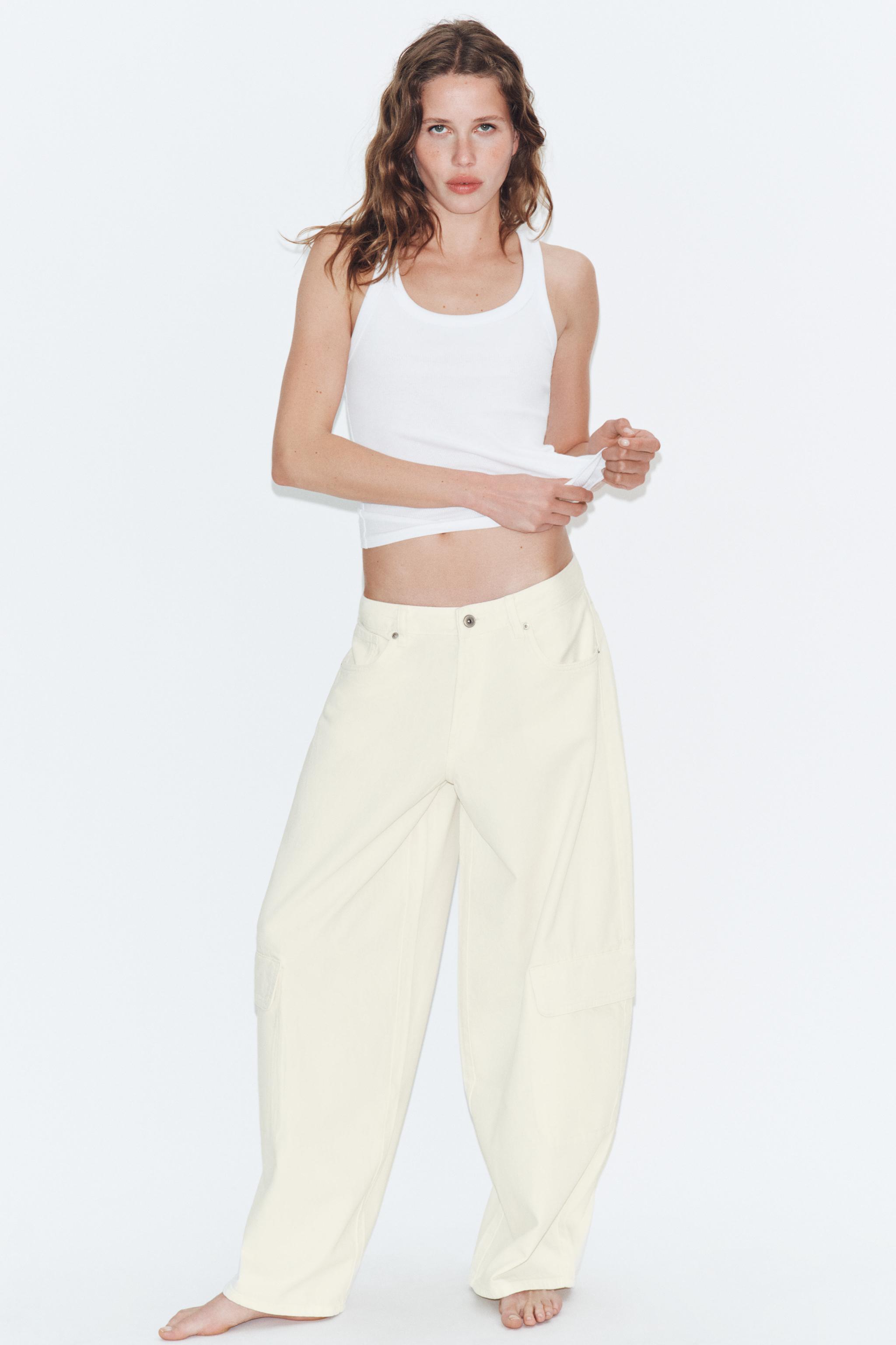 MID-RISE TRF OVERSIZE CARGO JEANS