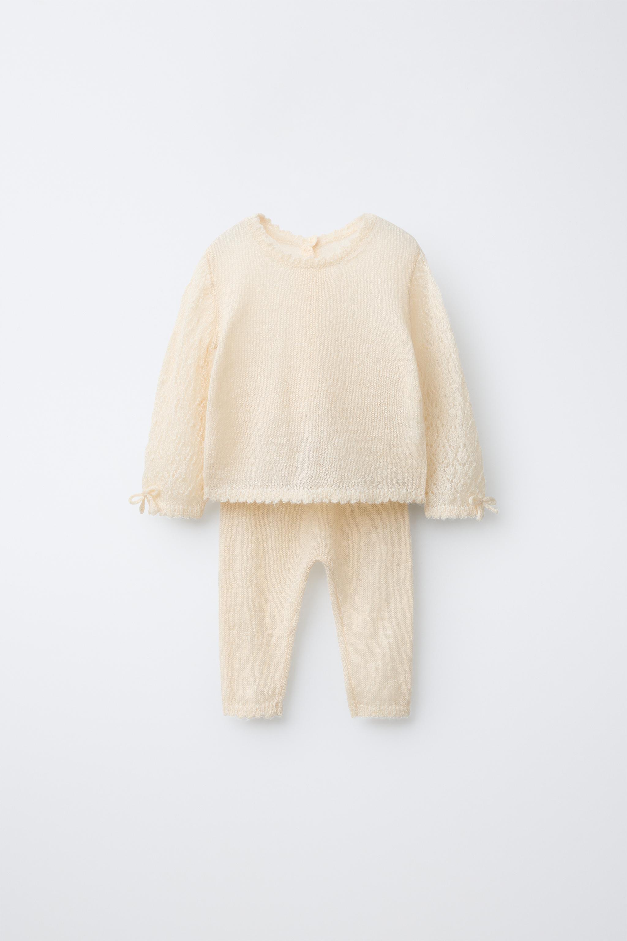 OPENWORK KNIT SET