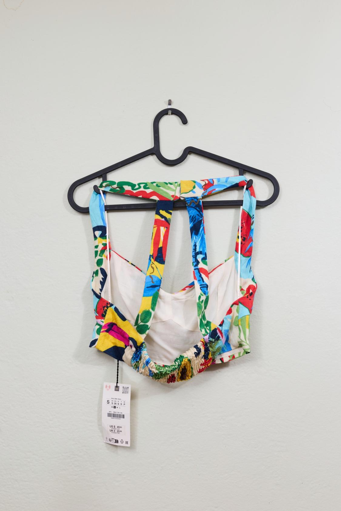 PRINTED CROP TOP - Image 2