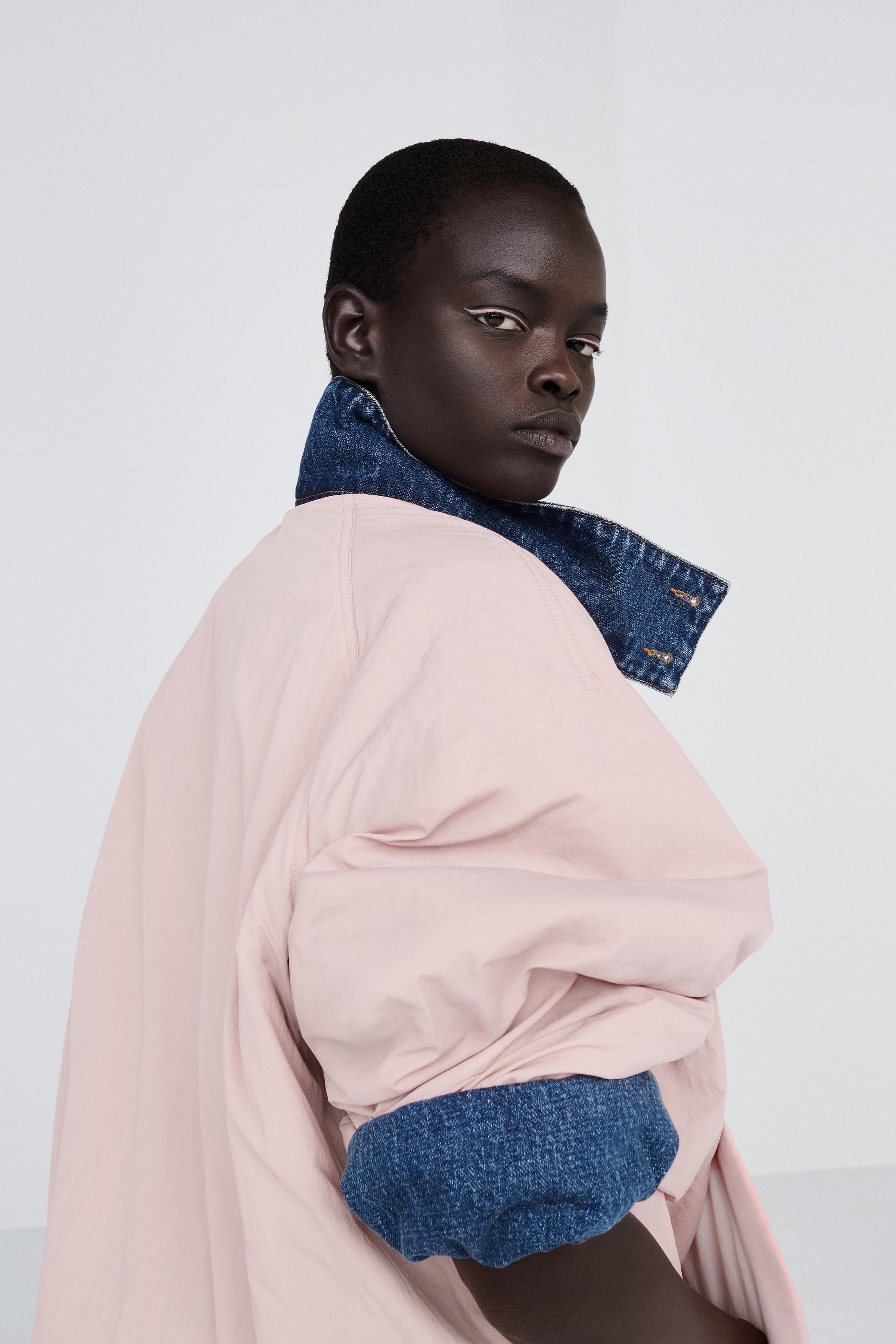 CONTRAST DENIM REVERSIBLE JACKET