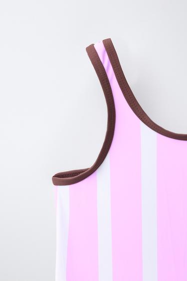 2-6 ANS/ MAILLOT DE BAIN À RAYURES PUKAS SURF - Rose de Zara - Image 2