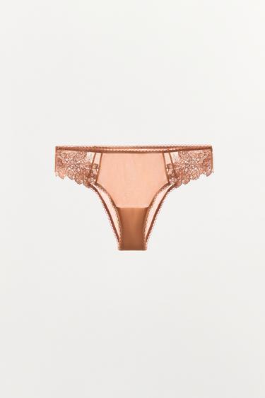 MESH LACE PANTIES — Brick 3
