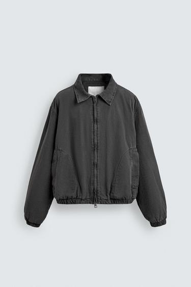 BLOUSON BOMBER MATELASSÉ - Gris de Zara - Image 6