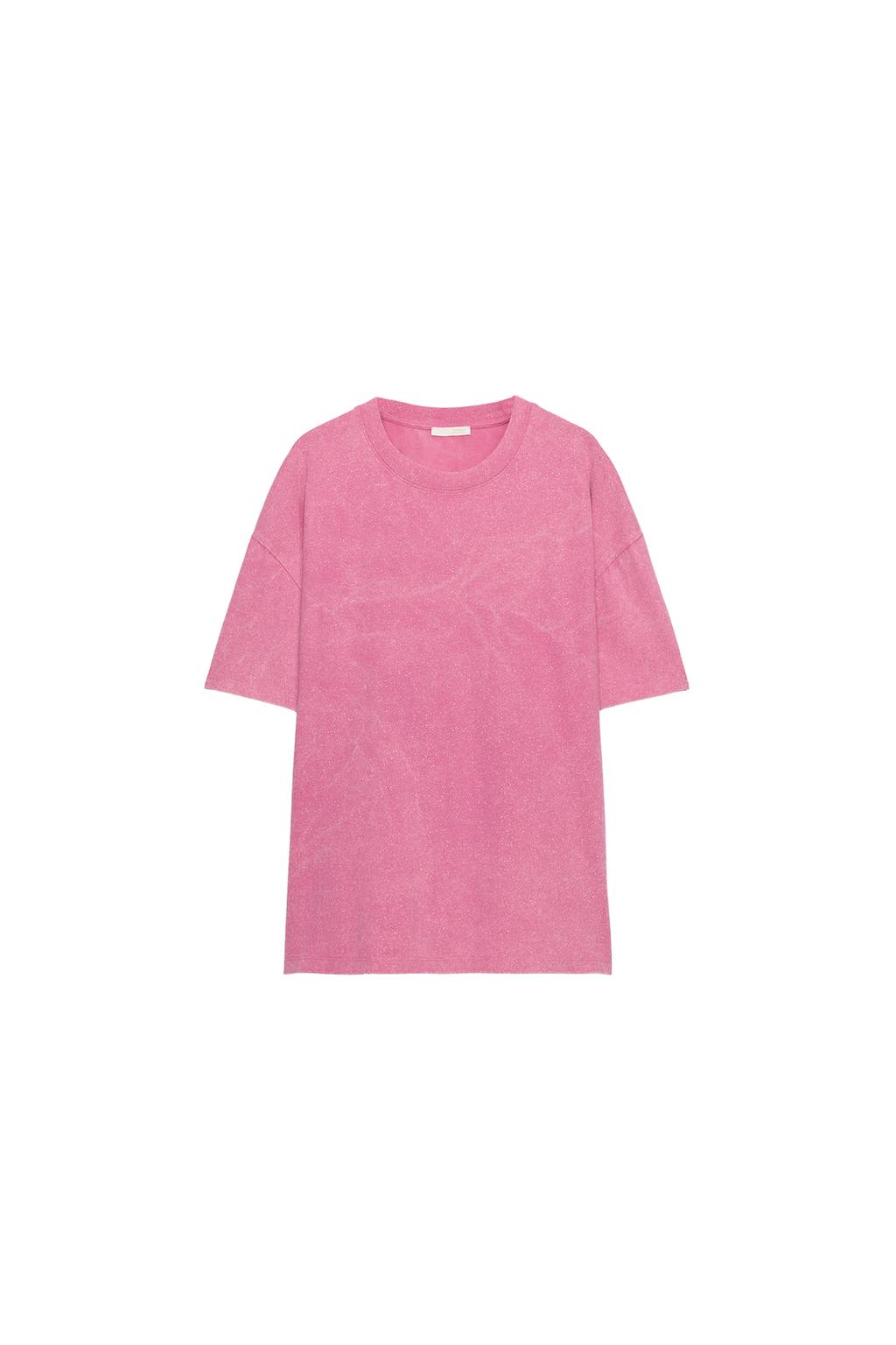 WASHED EFFECT SPARKLY T-SHIRT - image 3