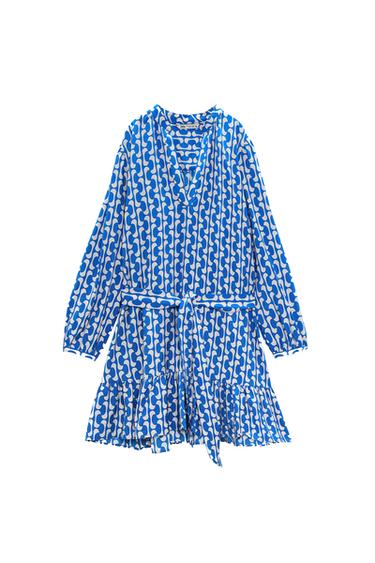 VESTIDO CORTO ESTAMPADO